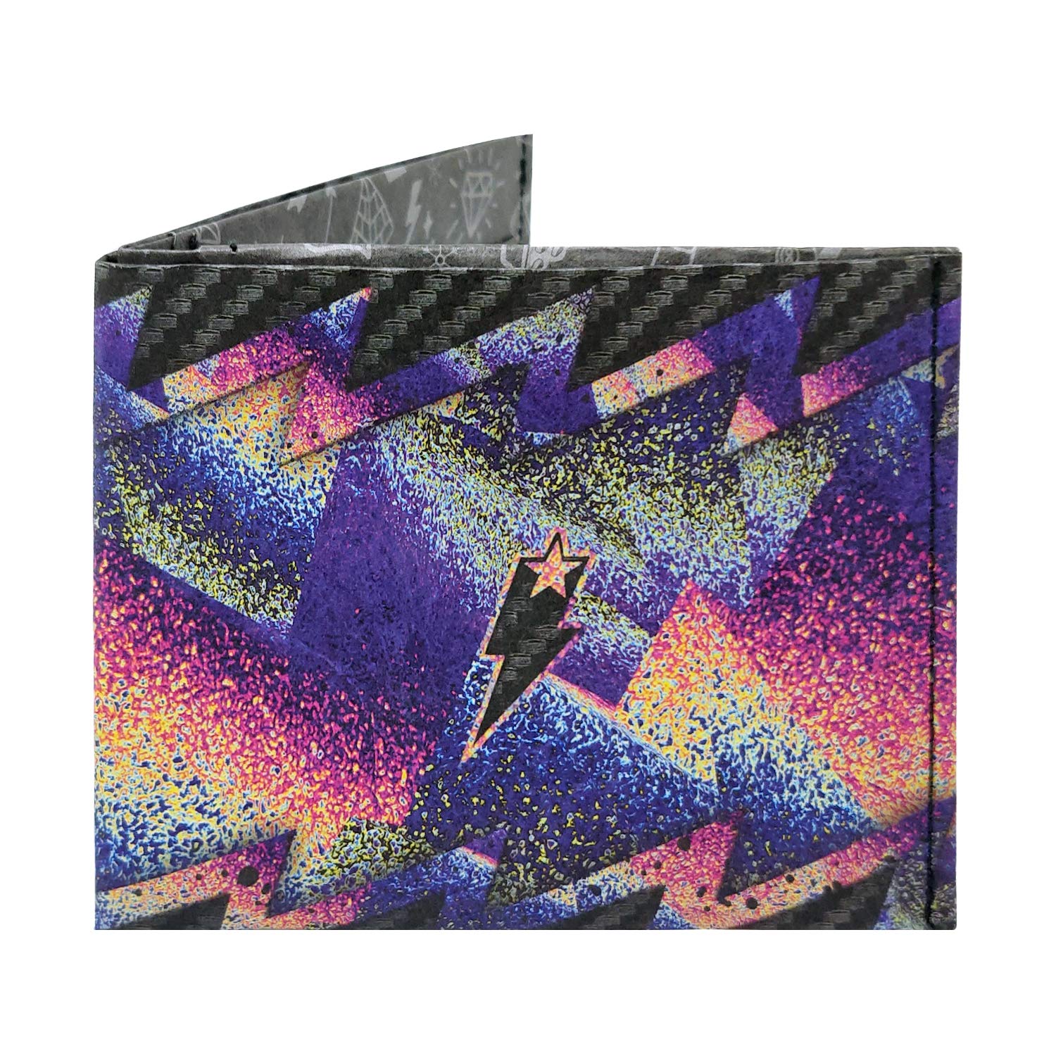 SUPERVEKPaper-Thin Tyvek Classic Wallet (Dark Acid), Dark Acid, Thin Wallet, Regular