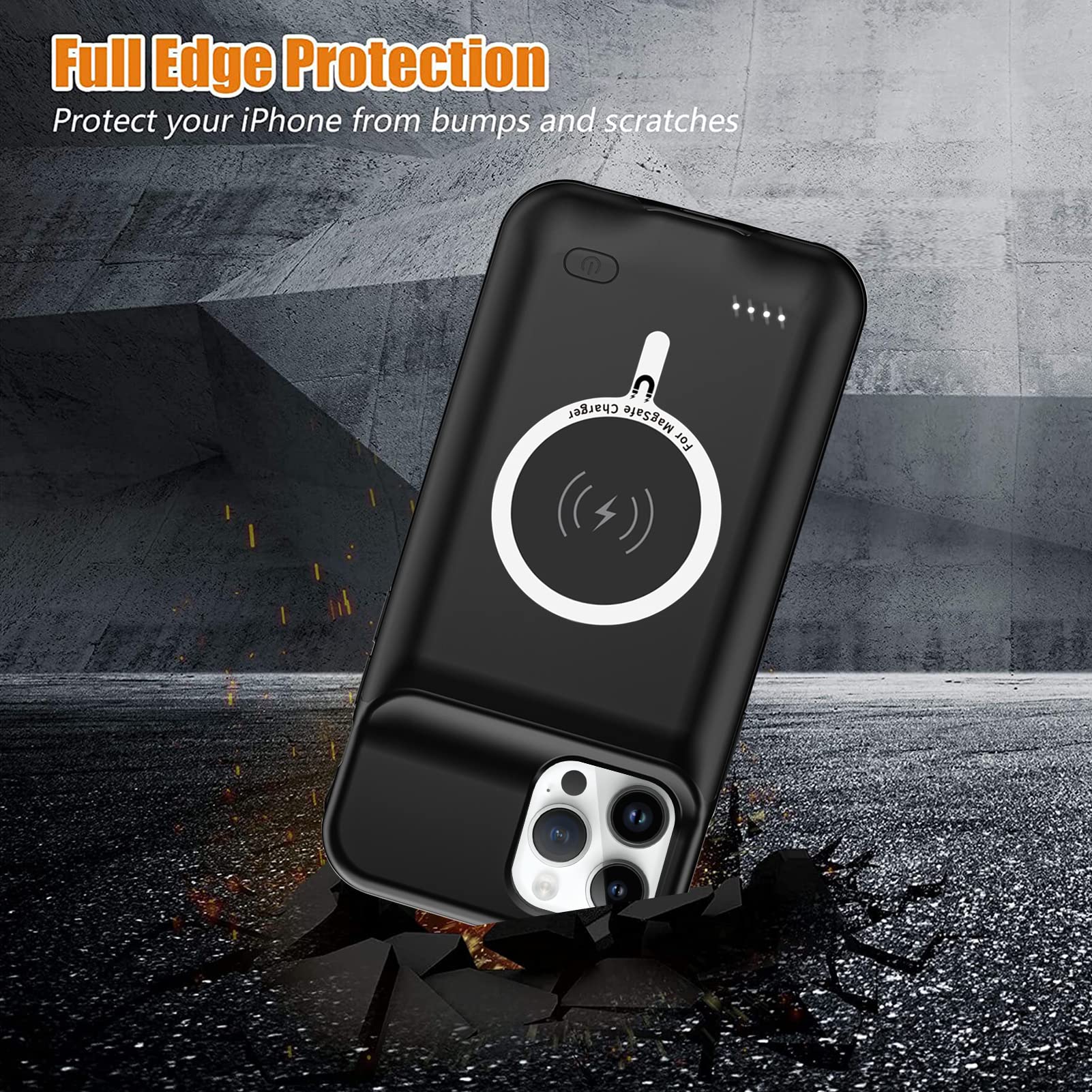 Amazon.com: Battery Case for iPhone 12 Pro Max, 10800mAh High