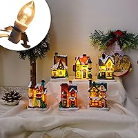 Vista 5 de Dazzle Bright - Juego de 2 cables accesorios de 6 pies con bombilla de luz incandescente E12, cable blanco con enchufe de interruptor