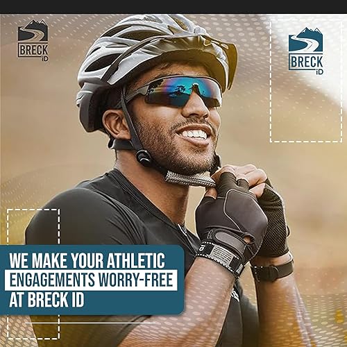 Miniatura 5 de Pulsera de identificación médica grabada a medida - Nylon resistente con identificación, emergencia y información médica. Regalo ideal para atletas