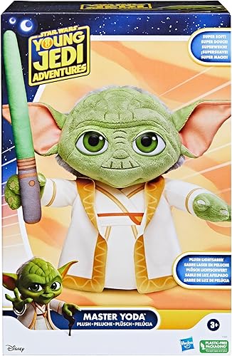Miniatura 2 de Star War Master Yoda - Peluche de peluche, juguetes preescolares para niños y niñas de 3 años