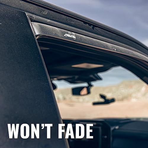 Miniatura 7 de Auto Ventshade AVS Ventvisor en canalprotectores de lluvia  Compatible con Honda Ridgeline 2006 - 2014 - Humo, 4 piezas  194832