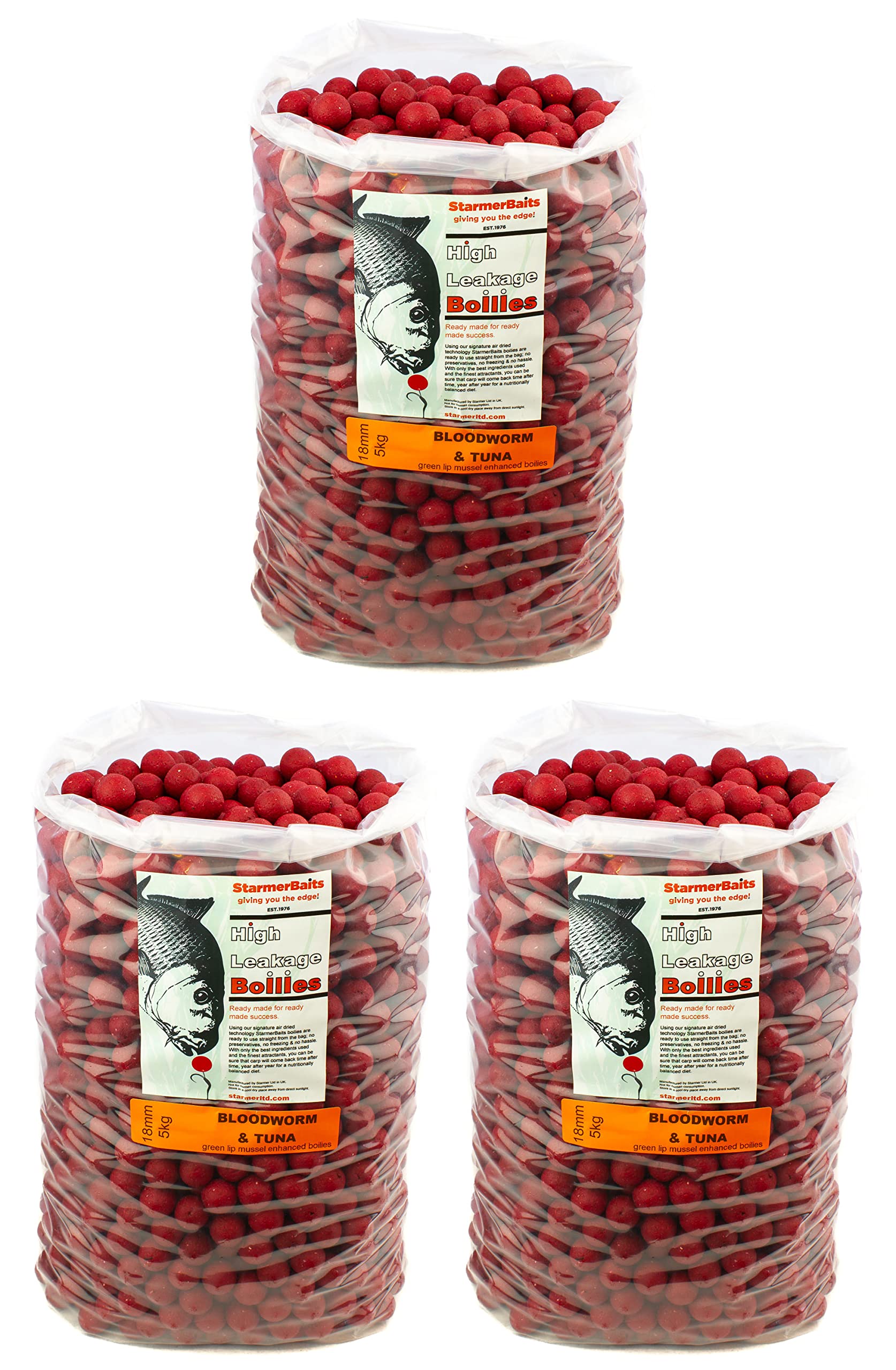 starmerbaits boilies/BLOODWORM & TUNA / 18mm / 15kg