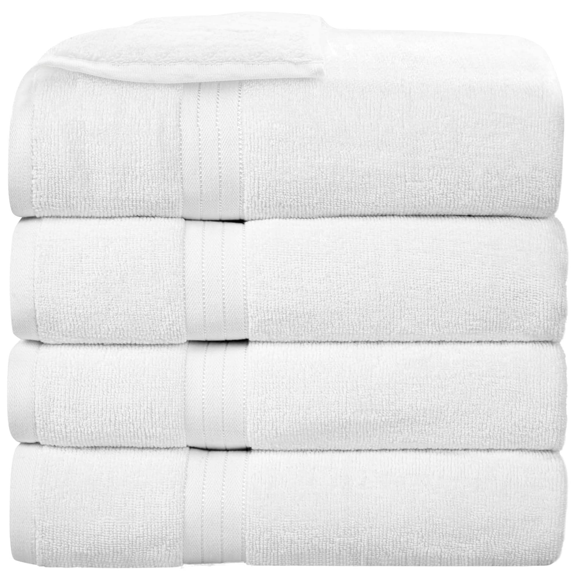 Bliss Casa 100 Cotton Bath Towel Set 27 54 Ultra-Soft Highly Absorbent Towels for Bathroom Quick-Dry Durable Skin-Friendly