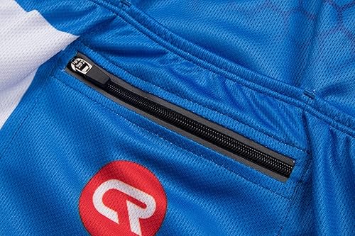 Miniatura 4 de Coconut Ropamo CR - Conjunto de camiseta de ciclismo para hombre, con cremallera y bolsillo con pantalones cortos con acolchado 4D