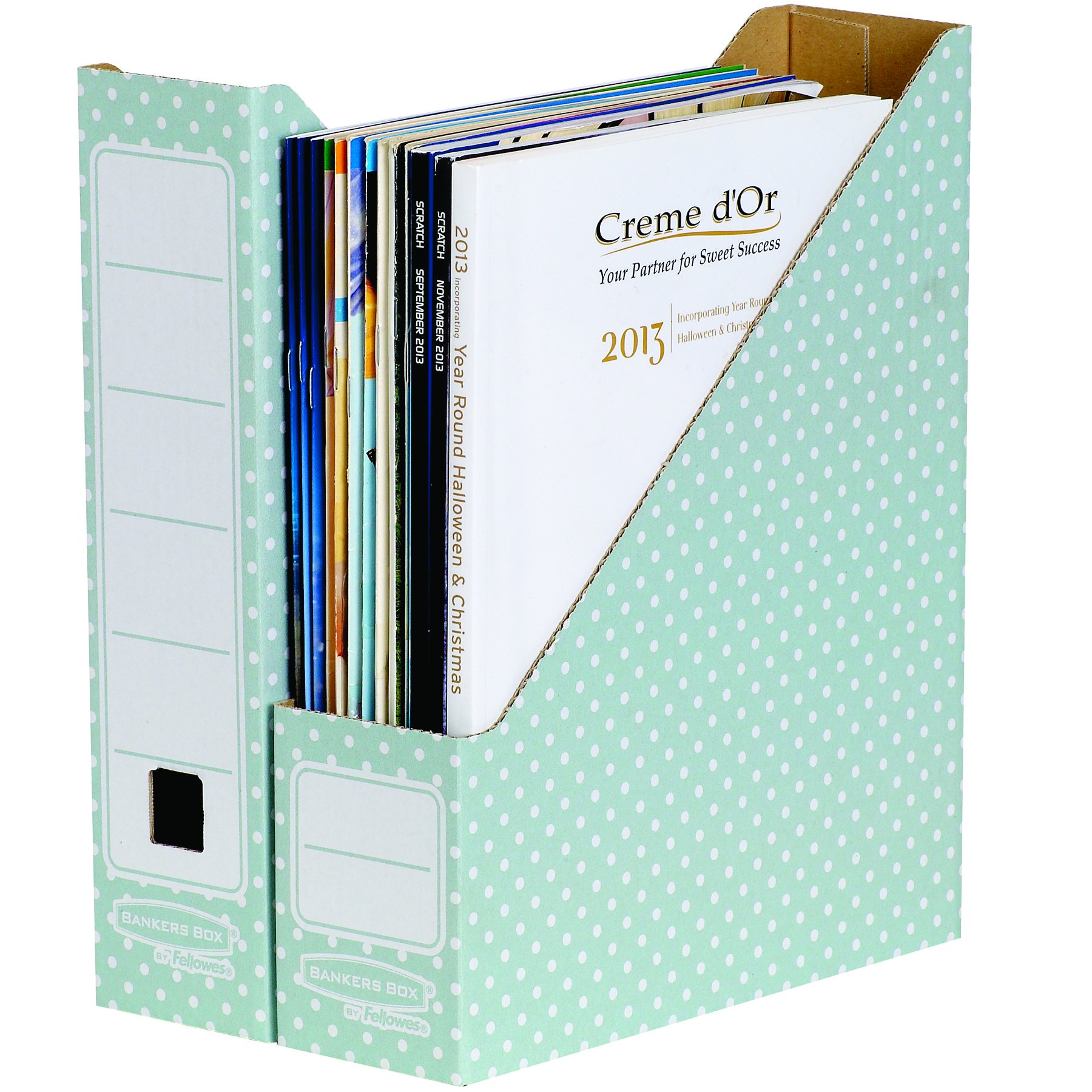 Bankers Box 4481501 Portariviste Style, FSC, Verde, Confezione da 5 Pezzi