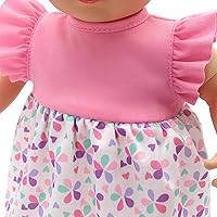 Vista 6 de Paquete de 4 ropa de muñeca para muñecas de 13 a 16 pulgadas, vestido para muñecas de 13 a 16 pulgadas