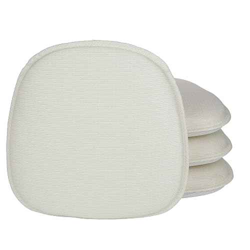 Klear Vu Gripper Non-Slip Mid Century Modern Shell Chair Cushion,