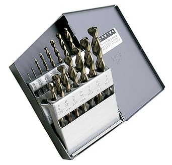 Cle-line Jobber Drill Set,15 pc,HSS C18620