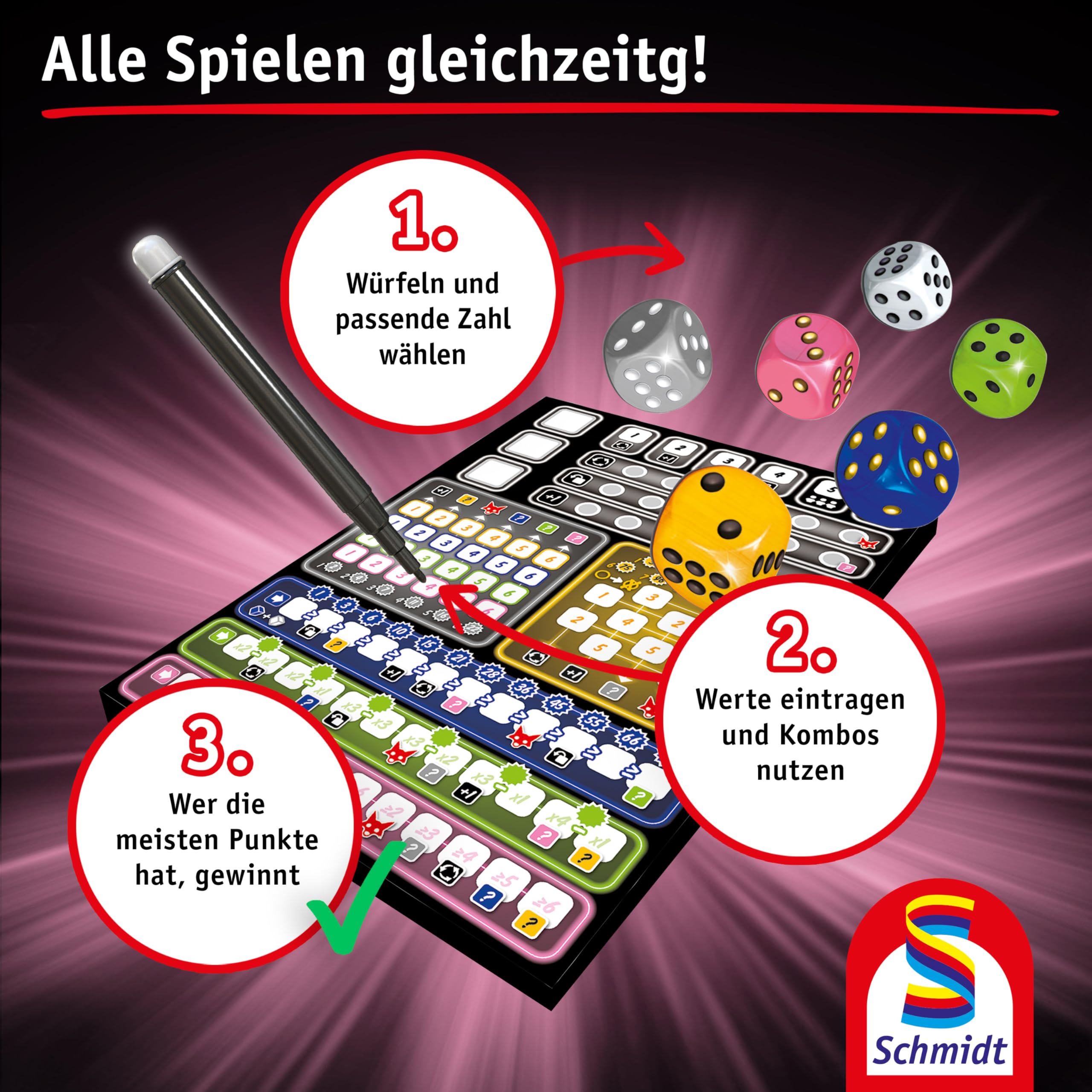 Doppelt so clever, Würfelspiel