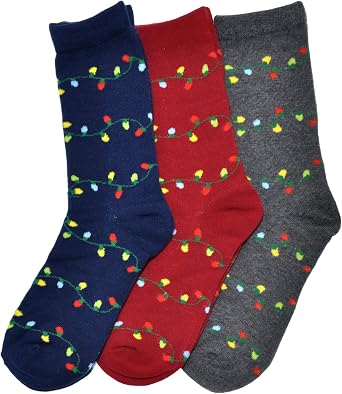Angelina Novelty Assorted Crew Socks