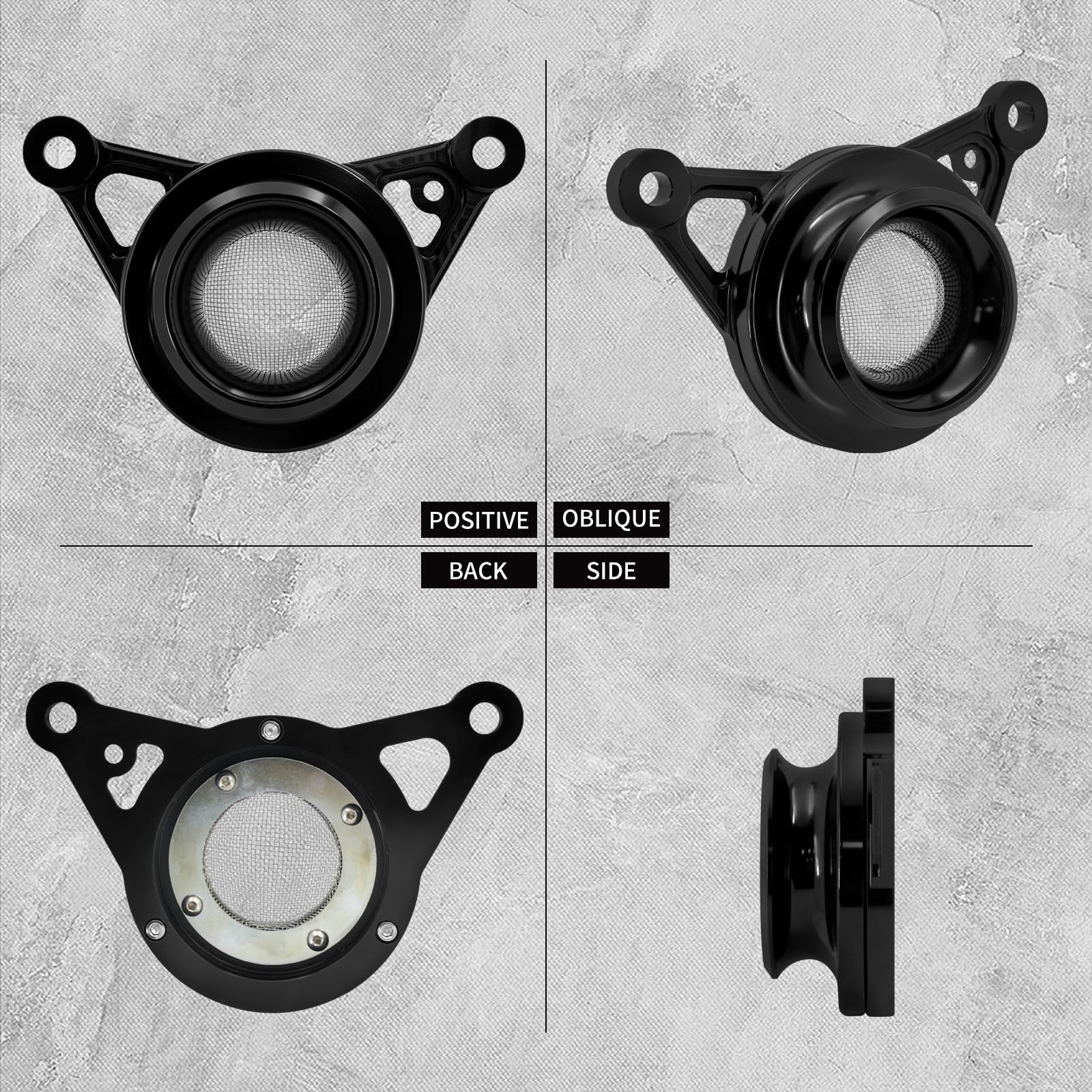 Filtro de aire CNC para motocicleta, kit de velocidad para Harley Sportster Nightster RH 975 RH975S Special 2022 2023 2024, aluminio negro