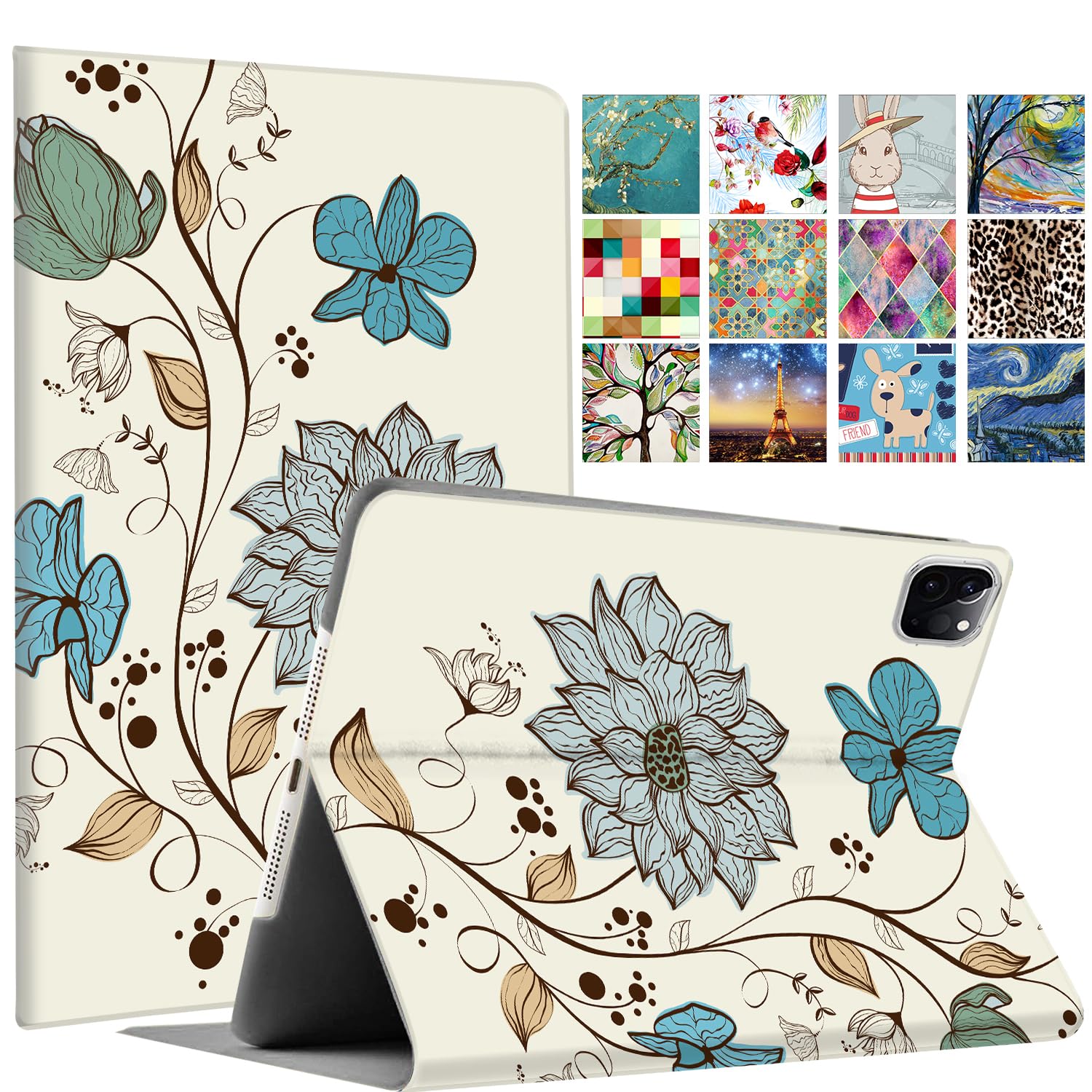 DuraSafe Cases for iPad PRO 11 Inch 2nd 3rd 4th [ PRO 11 2020 2 2021 3 2022 4 Gen ] A2759 A2762 A2377 A2459 A2228 A2068 A2230 Printed Folio Magnetic Classic Design Cover - Watercolor Flowers (B0BNC7Z12Z) Amazon Price History, Amazon Price Tracker