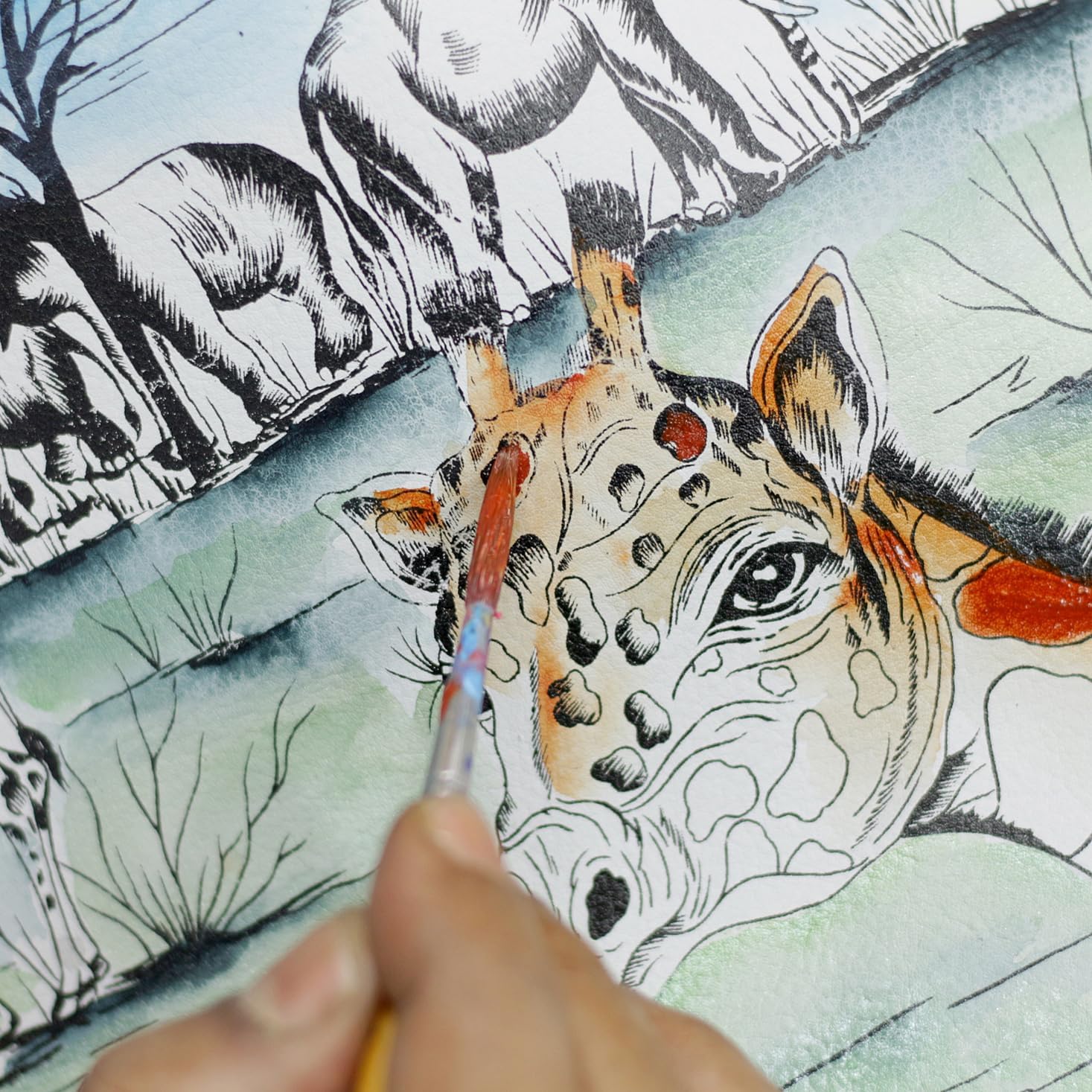 Anuschka Women's Original Hand-Painted Genuine Leather Medium Satchel - Image 2