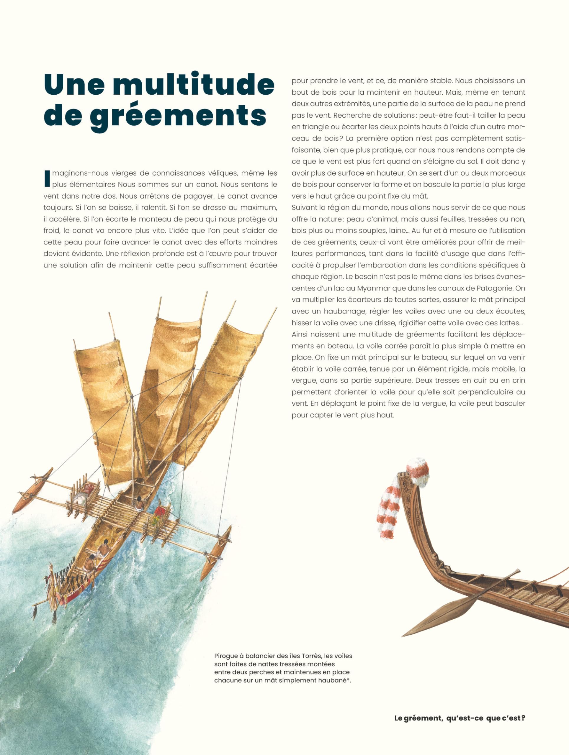 Des gréements et des voiles