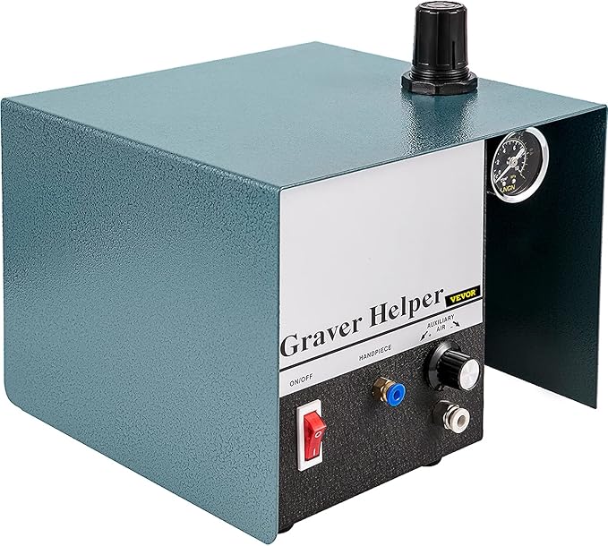 VEVOR 1400 RPM Adjustable Speed Pneumatic Hand Engraving Machines 60Hz