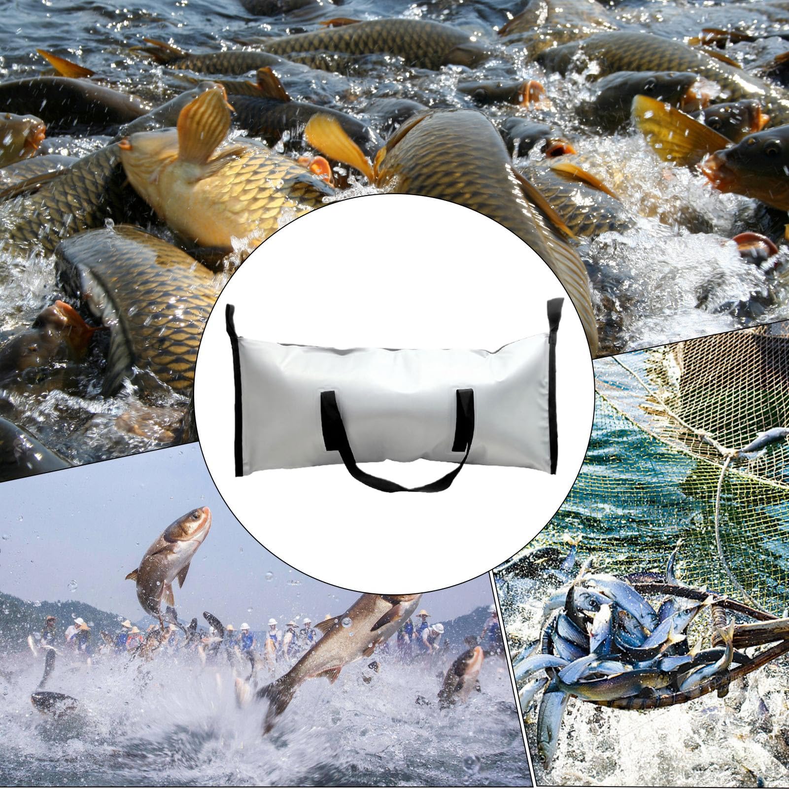 Borsa Termica Isolata Per Pesce Isolante, Compatto, Resistente E Di Grande | Zaino Portapescato da Pesca Per Campeggio, Spiaggia, Viaggi E Gite Di Pesca