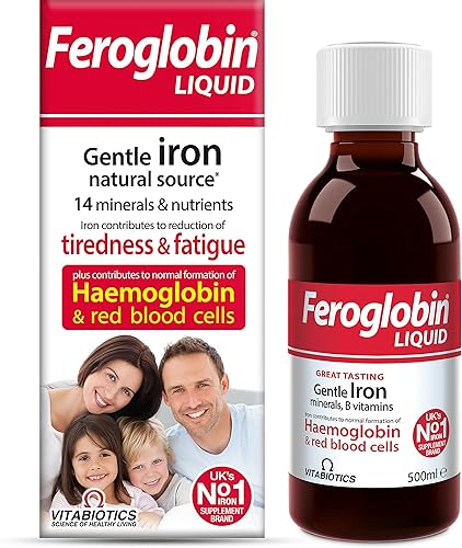 Vitabiotics Líquido de feroglobina orgánica 16.9 fl oz