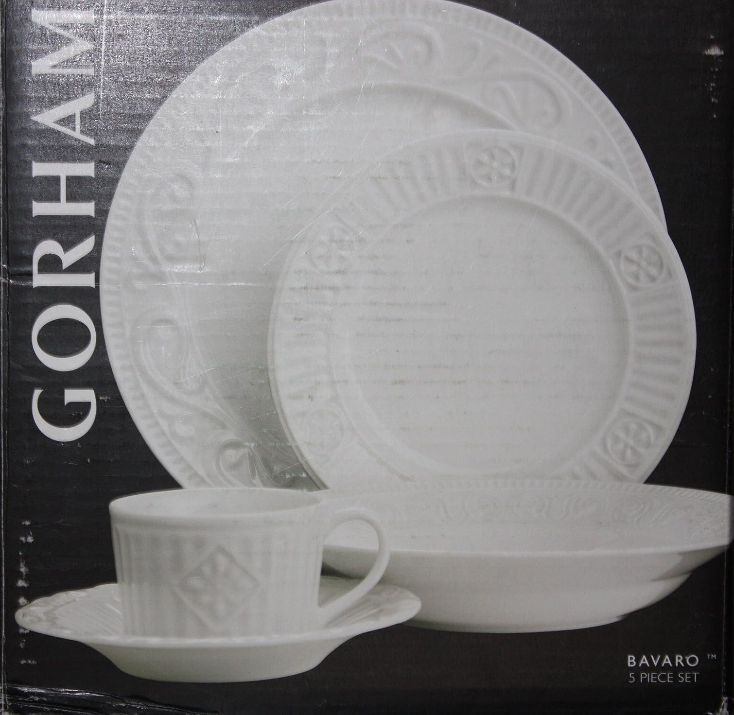 Gorham Bavaro 5 piece Dinnerware Set Dinnerware Sets