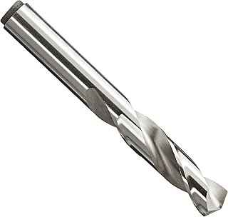 YG-1 D2146 High Speed Steel Screw Machine Drill Bit, Uncoated Finish, Straight Shank, Slow Spiral, 135 Degree, 23/64