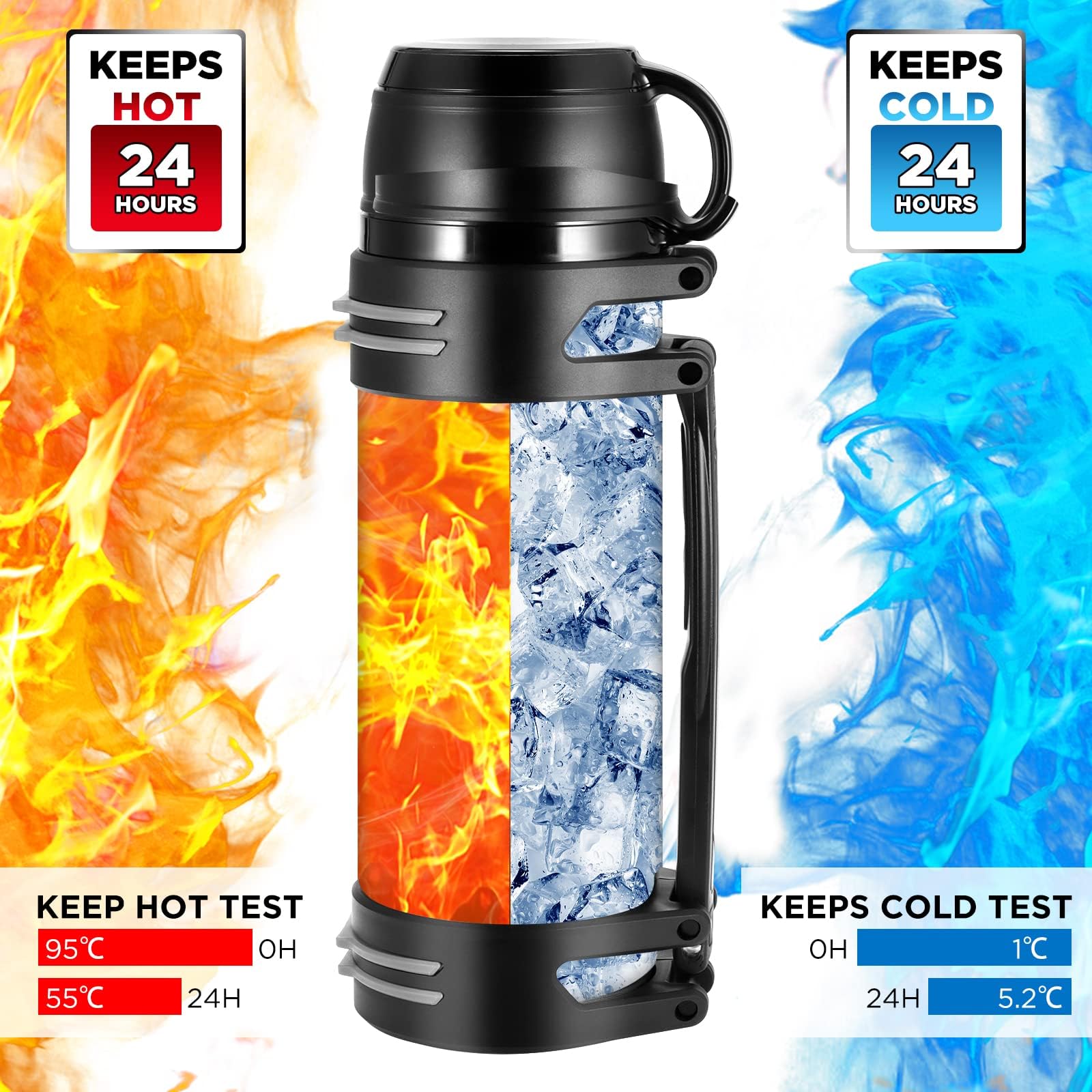 31oz (850l) Tubler RVS Vacuü Geïsoleerde Koffie Cup Dubbele uur
