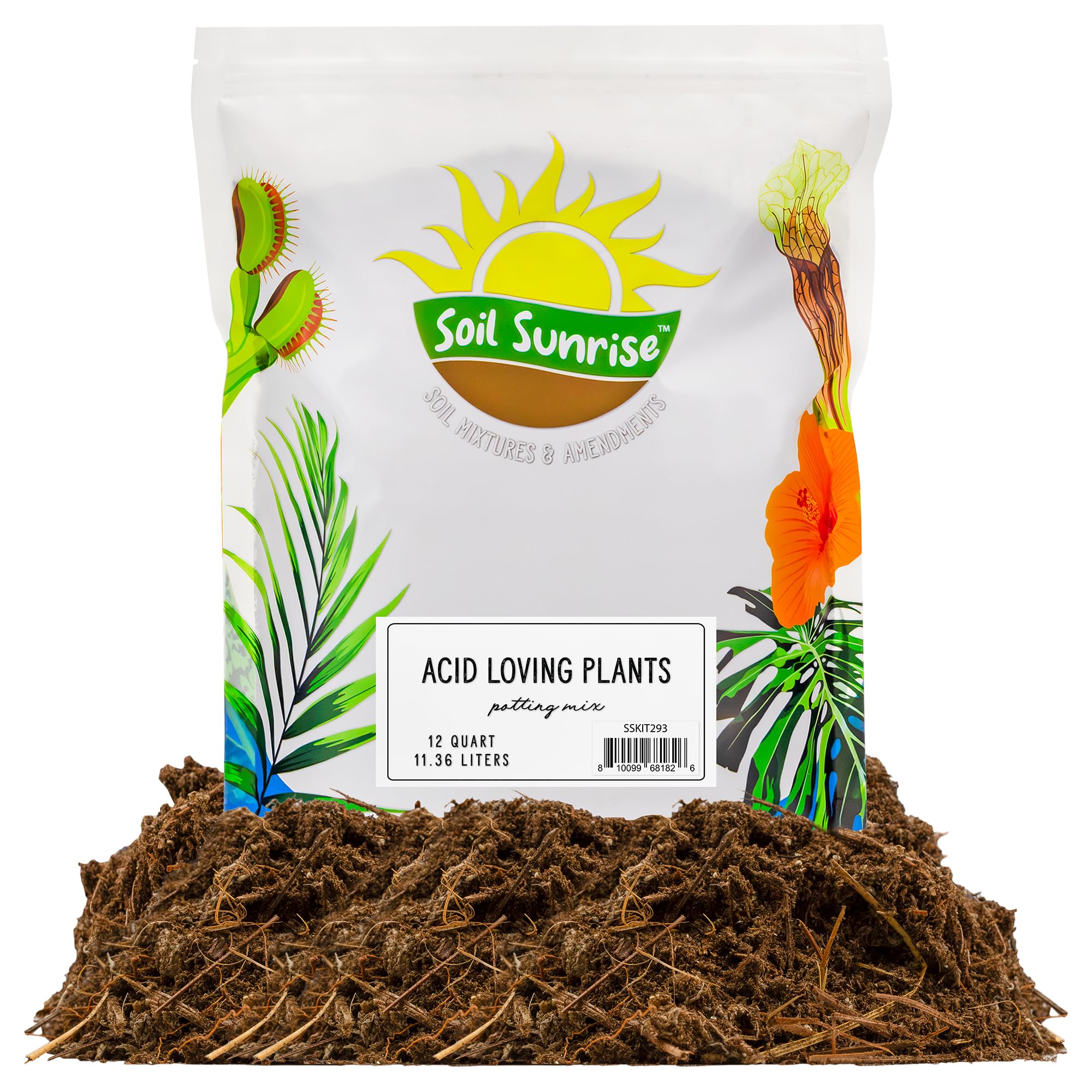 Amazon.com : Soil Sunrise Acid Loving Plant Potting Soil Mix (12