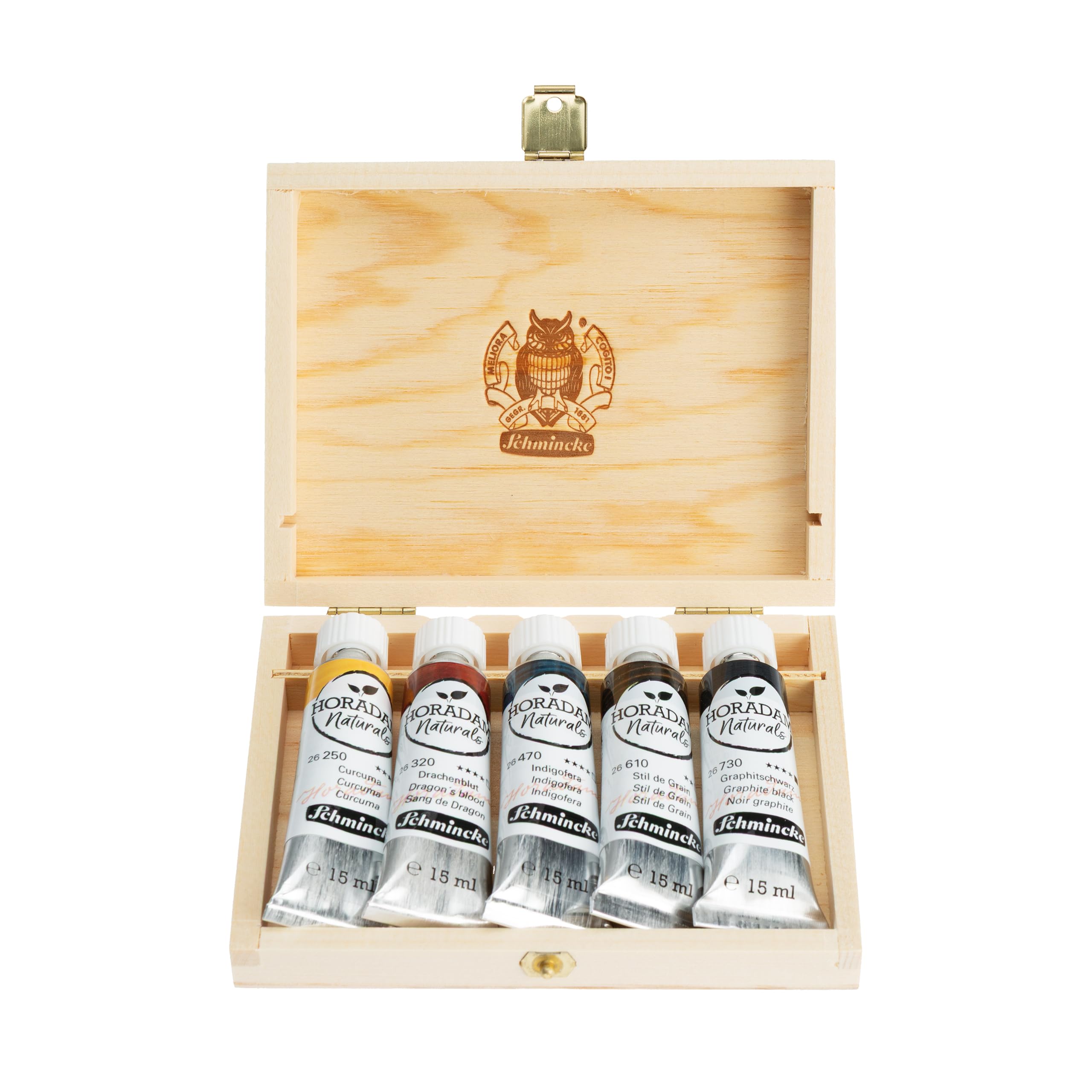 Schmincke Naturals 86 009 097 Kit de mélange aquarelle végétalienne avec pigments minéraux naturels