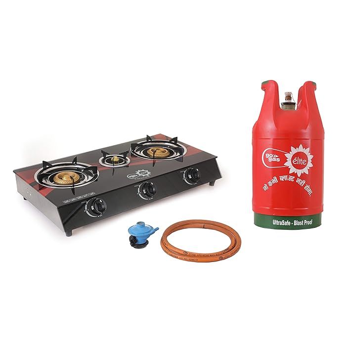 Buy Go Gas Elite Gas Connection Kit 3 Burner Auto Ignition Glass Top