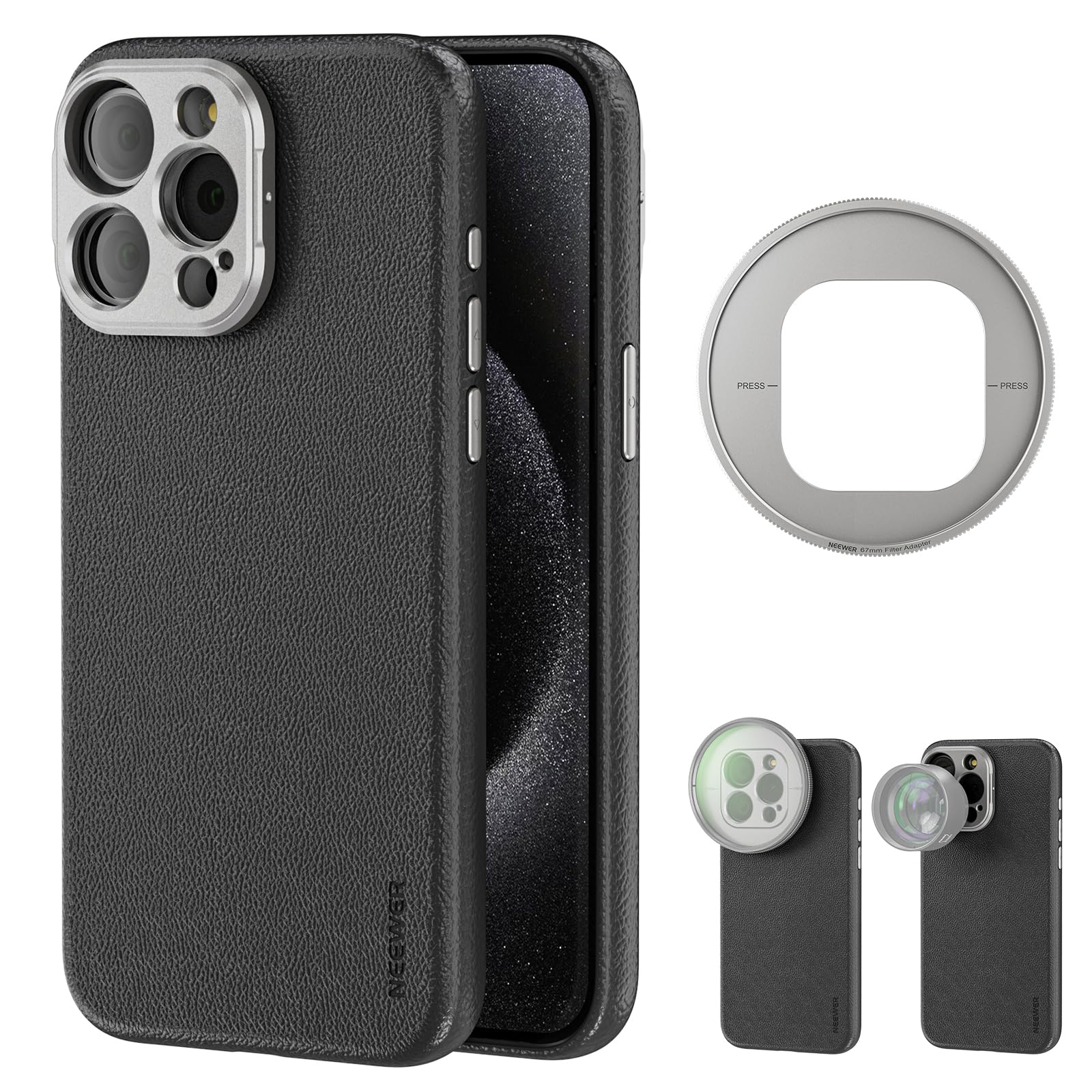 Amazon.com: Neewer Phone Case for 15 Pro Max, TPU + PC Protective