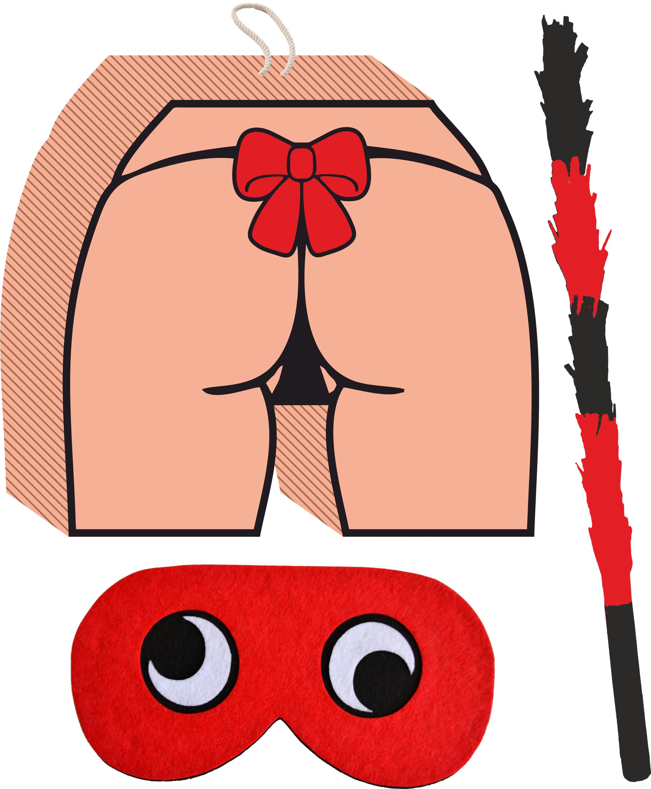Piñata erótica adulto grande para despedida de soltero/soltera hecha a mano