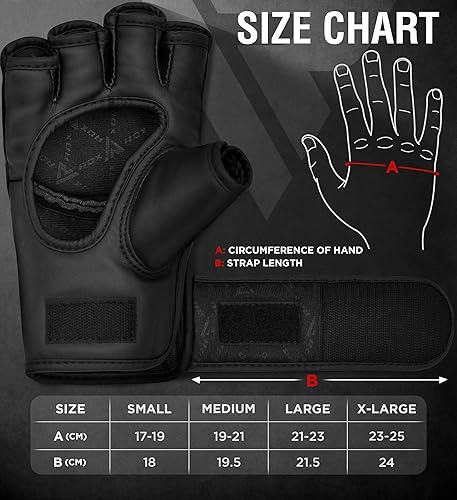 Miniatura 4 de RDX Guantes MMA para entrenamiento de artes marciales Muay Thai guantes de boxeo para hombres y mujeres entrenamiento de artes marciales Muay Thai