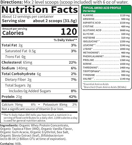 Miniatura 6 de Garden of Life - Proteína en polvo certificada como orgánica