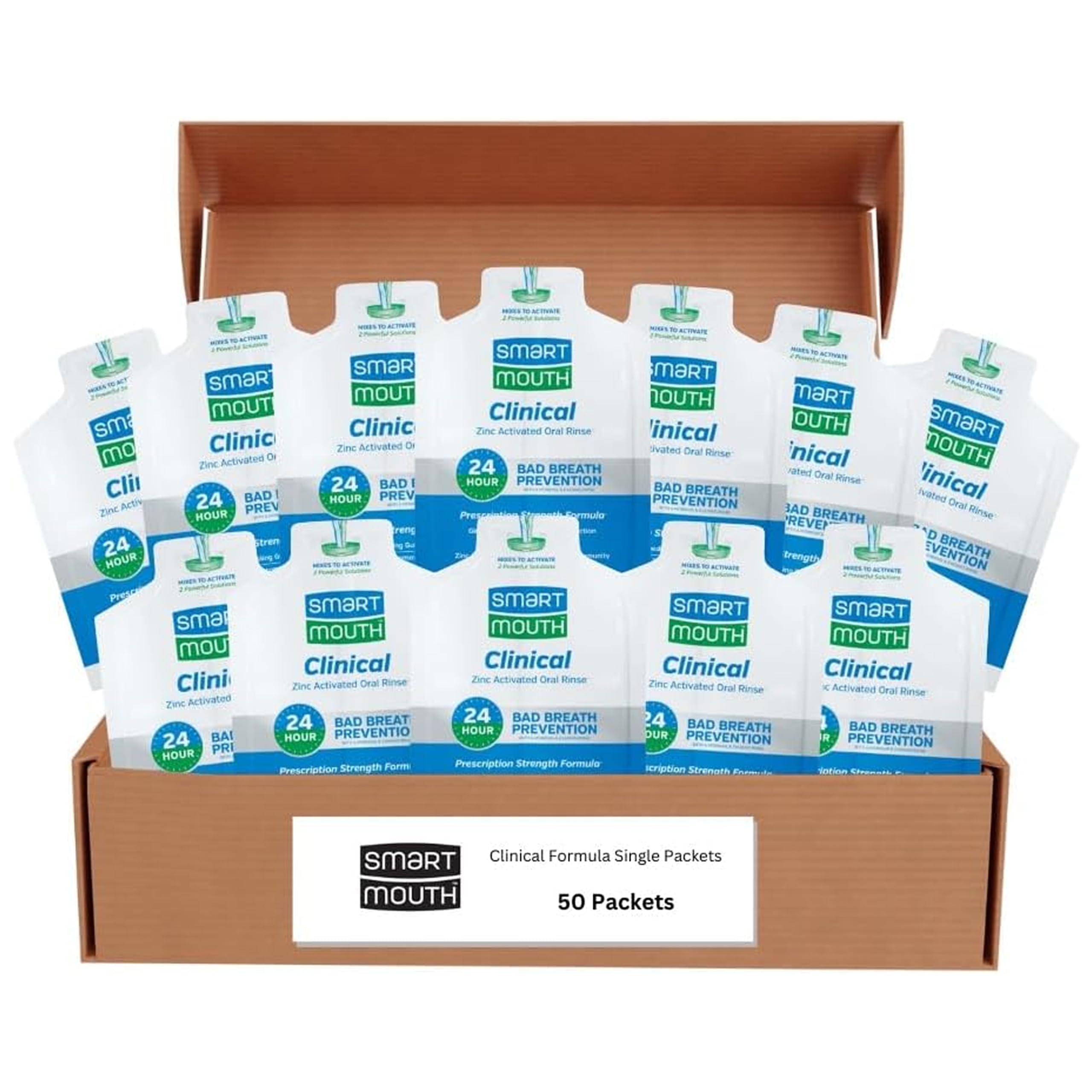 Activated Dry Mouth, Clinical DDS & Original Mouthwash, Mint, 16 fl oz Each