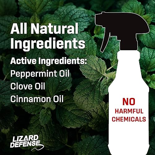 Miniatura 2 de Exterminators Choice Lizard Defense Spray  32 onzas y 8 trampas de pegamento grandes  Repelente de lagartos natural, no tóxico y trampas adhesivas
