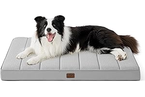 Bedsure Cooling Gel Foam Dog Bed for Large Dogs: Optimal Summer Comfort