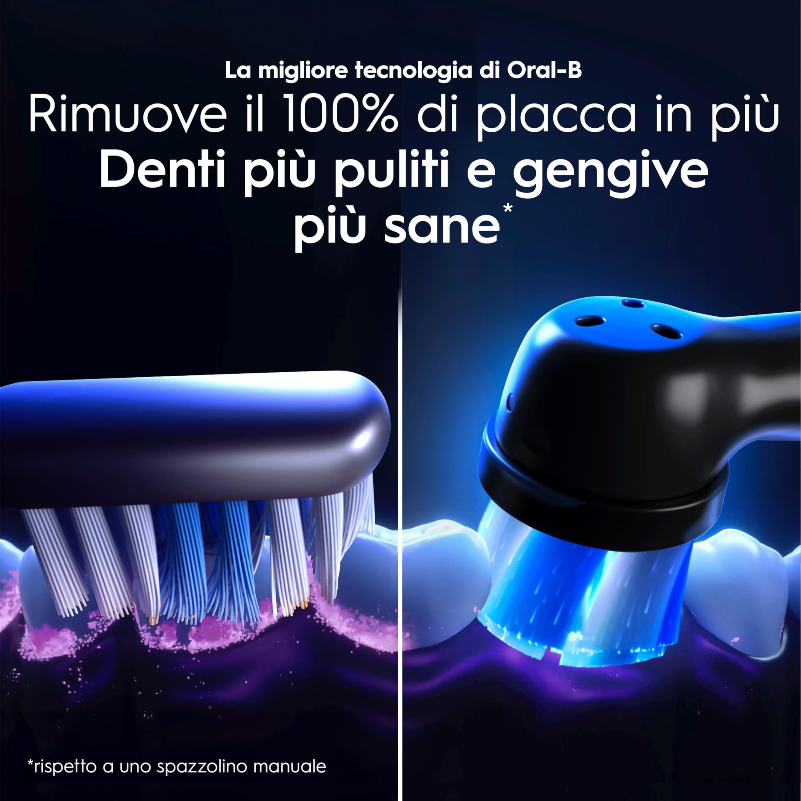 Oral-B iO 10 Spazzolino Elettrico, Testina di Ricambio, Custodia, Lunar Gold - Testina di Ricambio per Spazzolino Elettrico, Ricaricabile, Caricatore Magnetico, Custodia da Viaggio, Pulizia Denti
