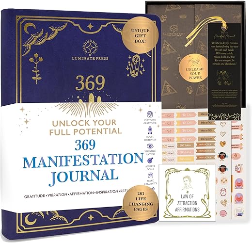 The Ultimate Project 369 Manifestation Journal: A Guided 369 Journal to Unlock Your Limitless Potential - Presented in Luxurious Gift-Ready...