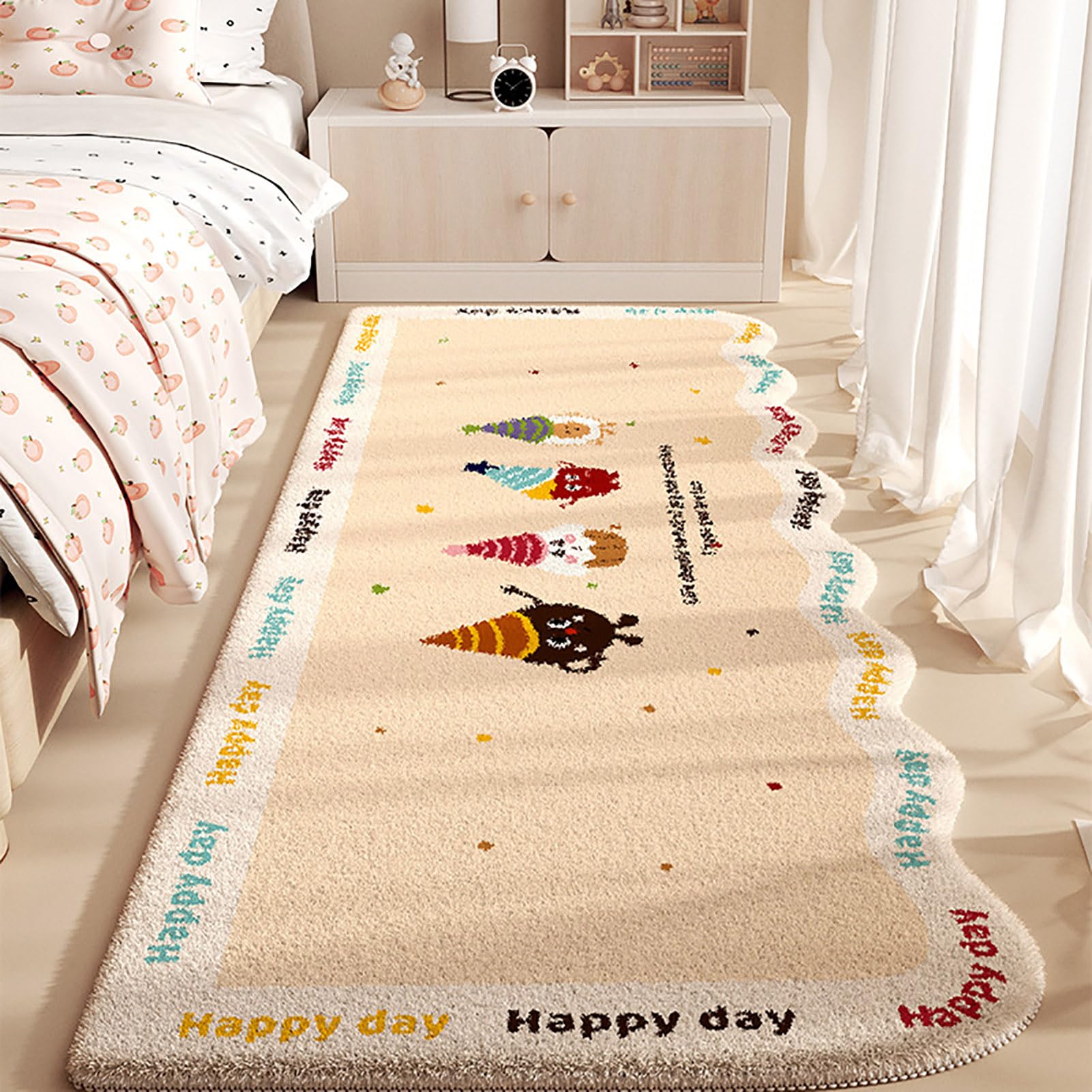 Tapis salon moderne antidérapant et lavable 80x200cm TY&WJ