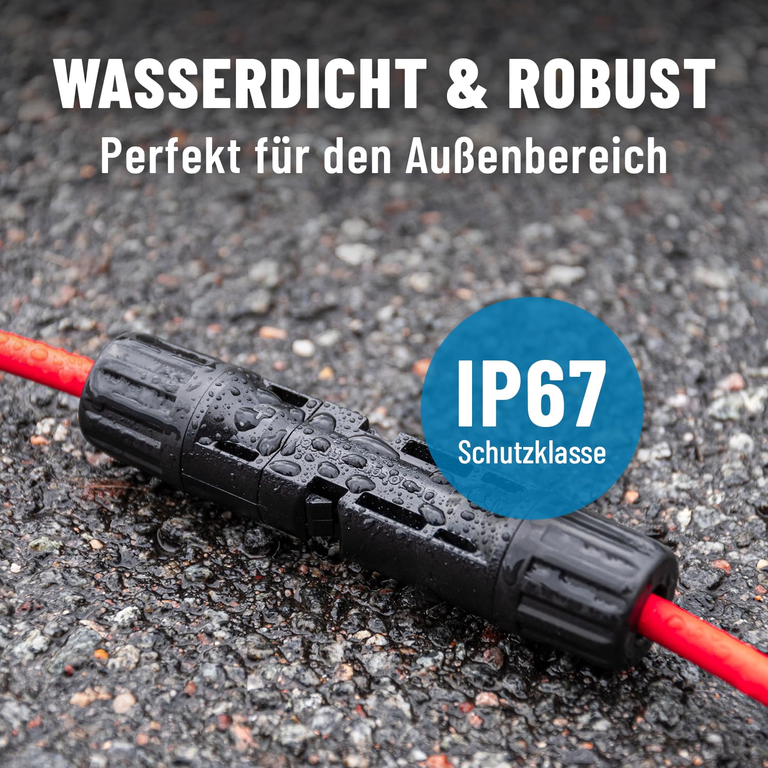 ABSINA 16x Stecker & Buchse + 8x Montageschlüssel - Solarstecker für 2,5-6mm2 PV Kabel - Solar Stecker Set - Steckverbinder Solar - Solarkabel Stecker für Solaranlage - Steckersolaranlage
