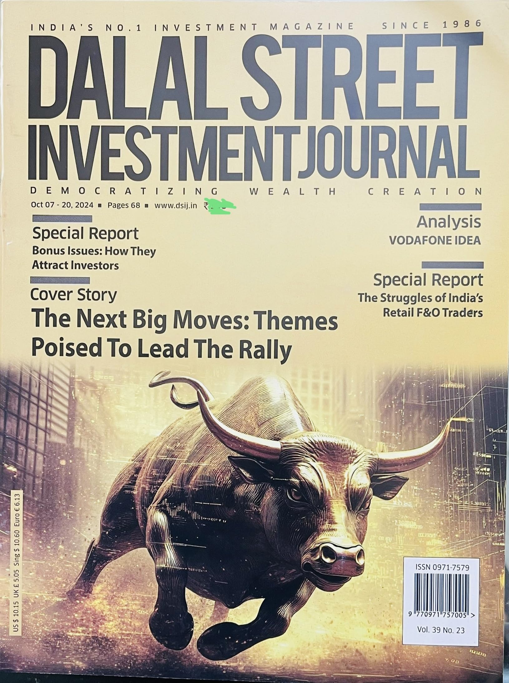 Amazon.in: Buy Dalal. Street. Investment. Journal. October .7 - 20 ...