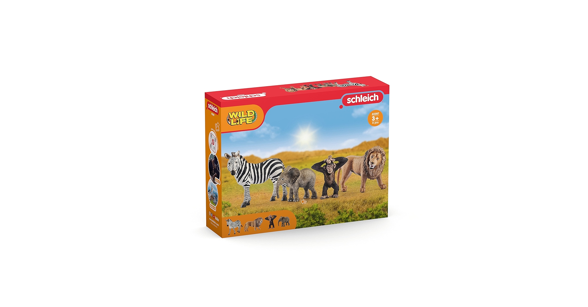 ワイルドライフ 5-Piece Wild Life Jungle Bundle 77588 WILD LIFE | schleich