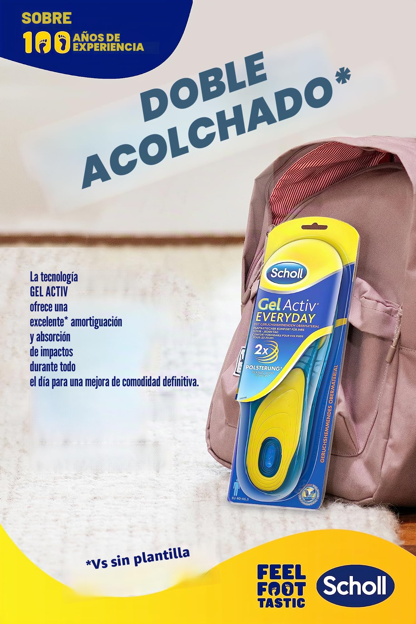 Plantilla para zapatos Scholl GelActiv Everyday