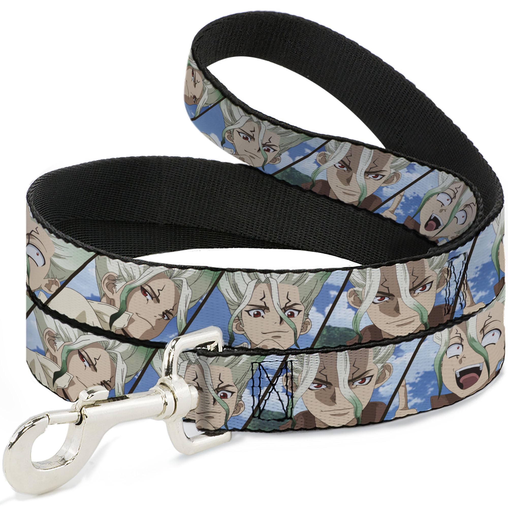 Laisse pour Chien Dr Stone Senku de 3,8cm pour stopper les tractions
