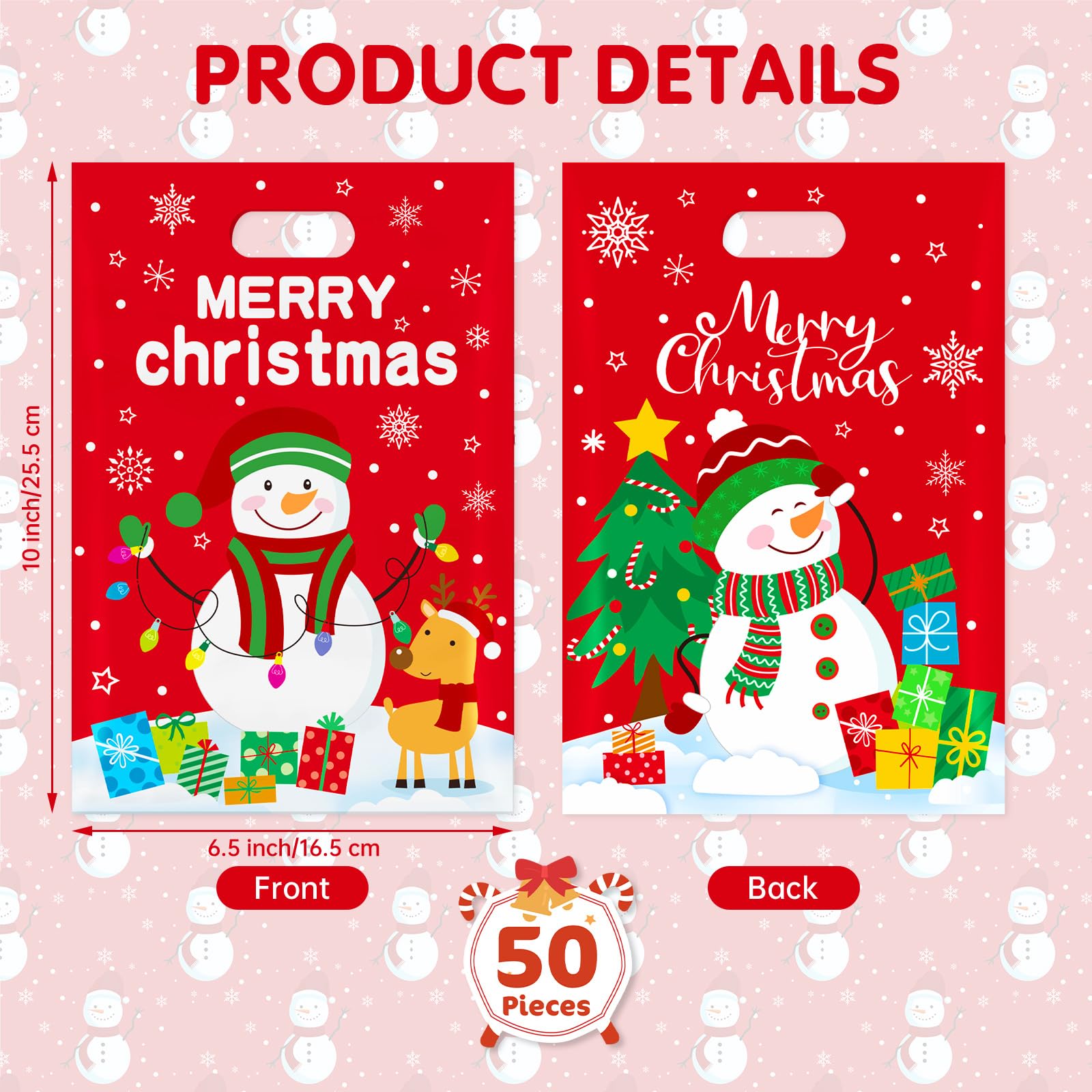 Aazon.co: Zhanai 24 Pcs Christas Wine Gift Bags Christas Wine Bottle Gift Bag Cover With - View #5