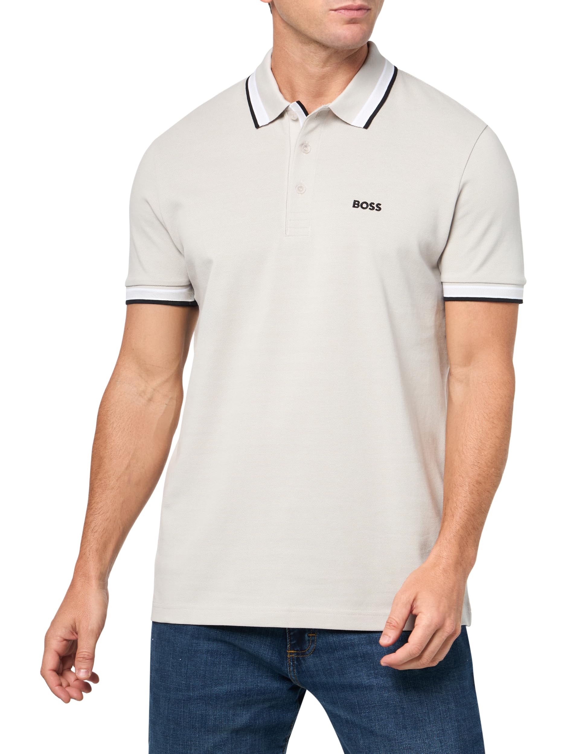 BOSS Mens Paddy Short Sleeve Polo Shirt