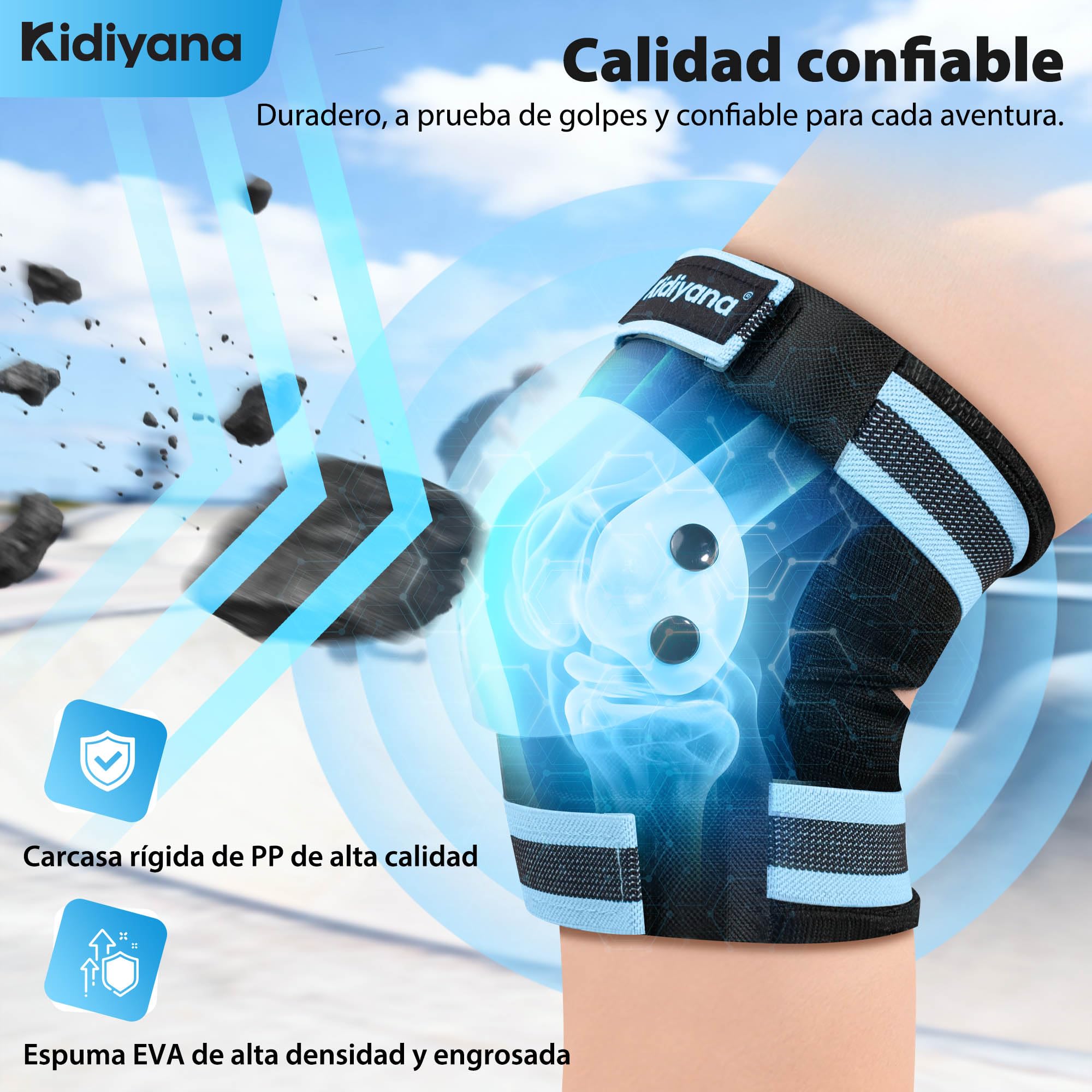 Casco Infantil - Casco Infantil Ligero con Carcasa Dura de ABS y Espuma EPS, Ajustable y Transpirable para Bicicleta, Patinete, Scooter y Patines en línea