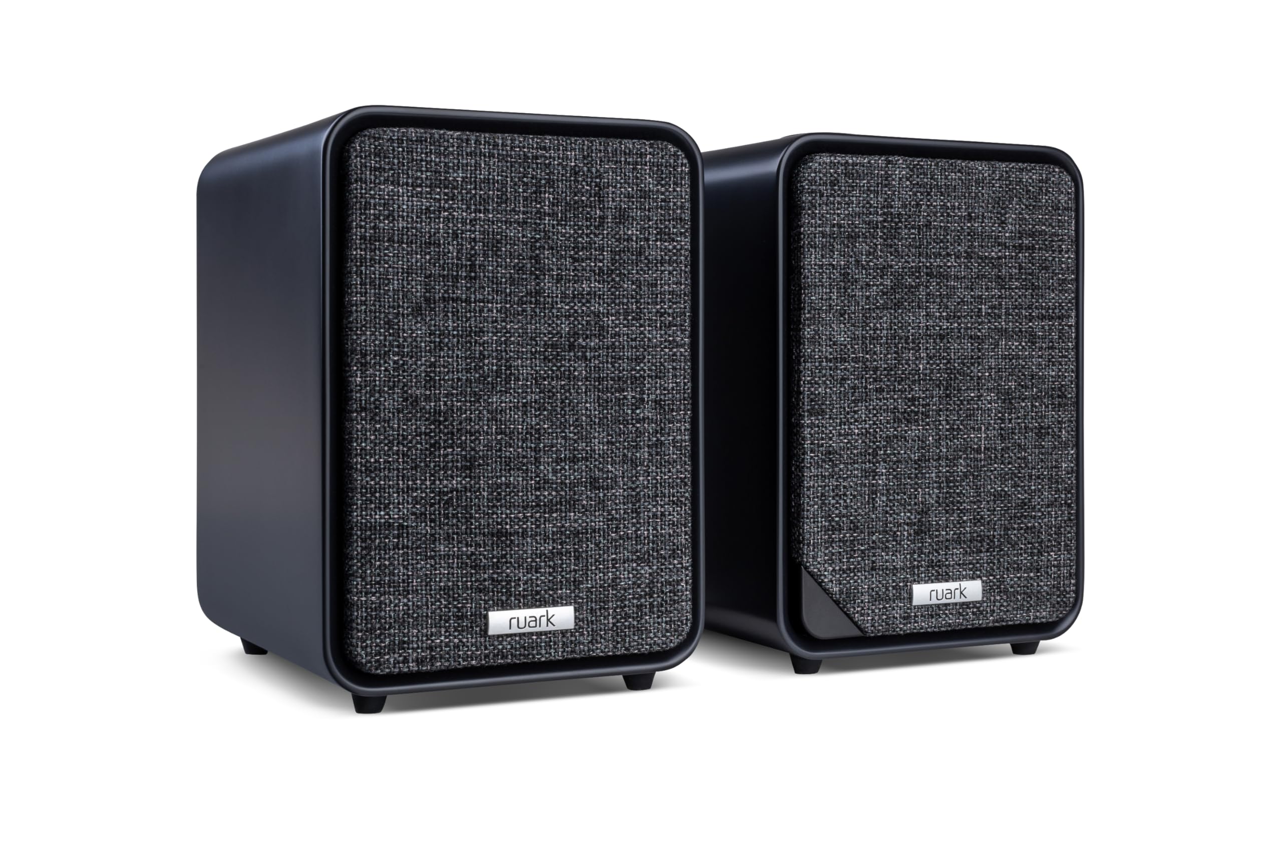 Sistema de altavoces de escritorio Ruark MR1 MK3 (Satén gris carbón con rejilla de tela gris pizarra)