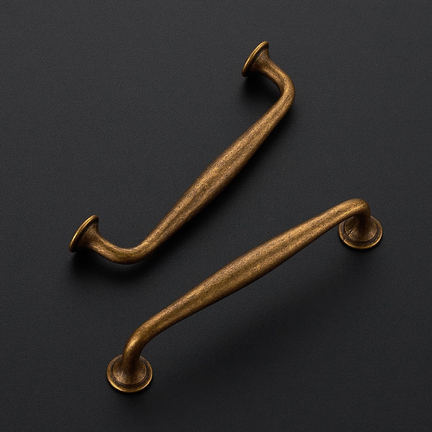 Ravinte 20 Pack 5 Inch Antique Brass Kitchen Cabinet Handles Solid Zinc Alloy Cabinet Pulls Cupboard & Drawer Handles