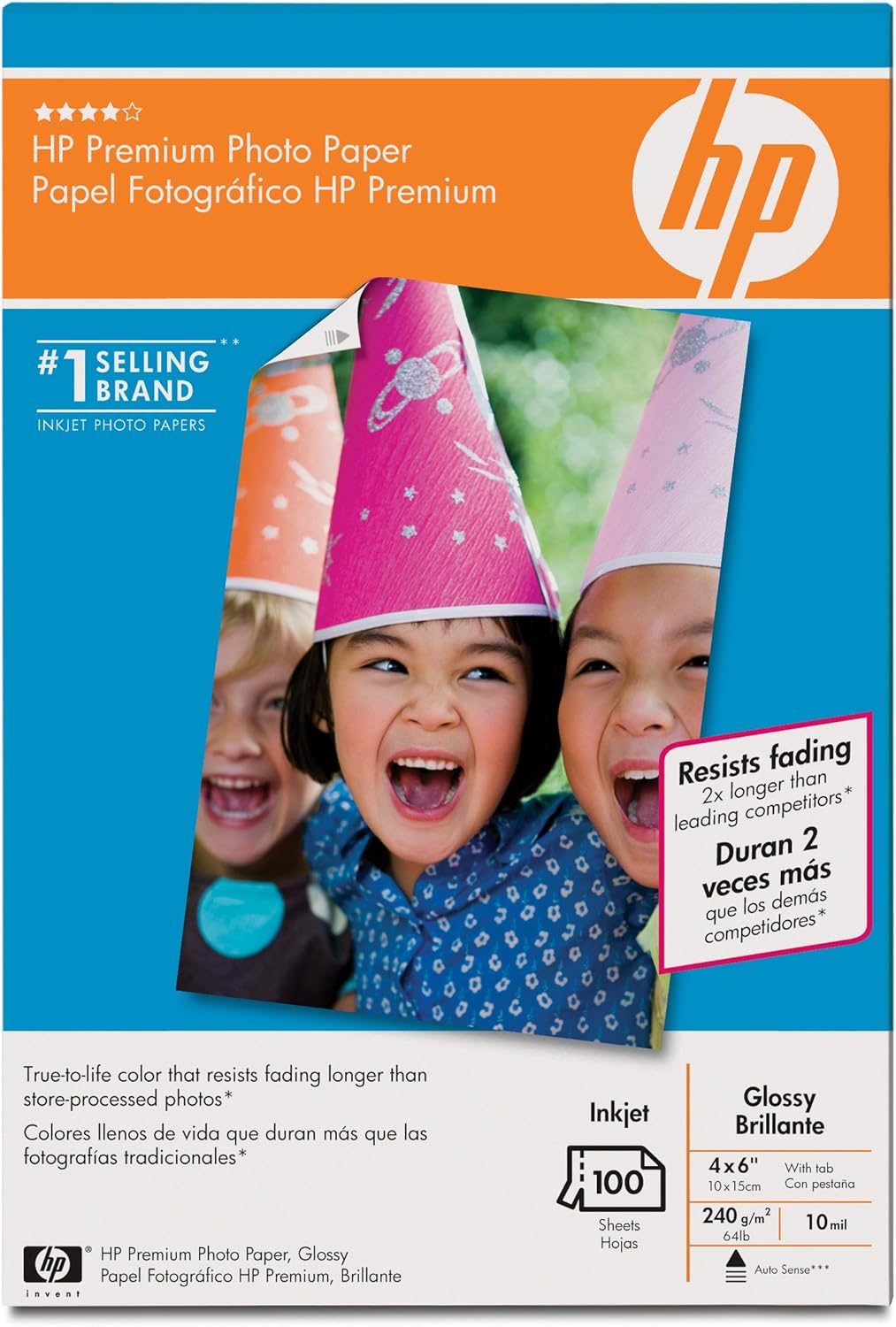 HP Premium Photo Paper Glossy photo paper 10 mil 4