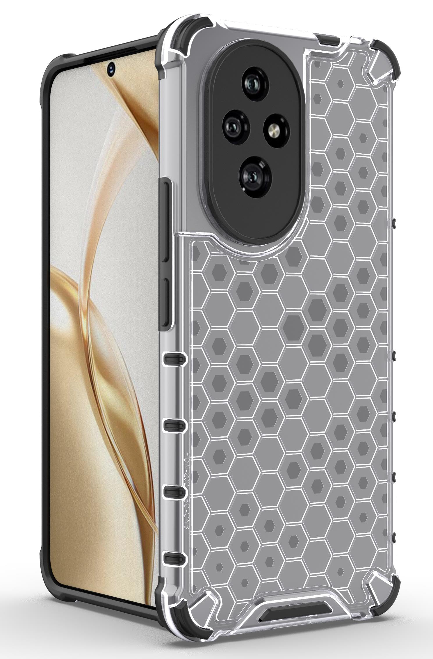 Gorilion | Compatible for [ Honor 200 5G ] Back Case Cover for [ Honor 200 5G ] (Silicon | Carbonfibre) - Transparent (B0DDY3QTXL) Amazon Price History, Amazon Price Tracker